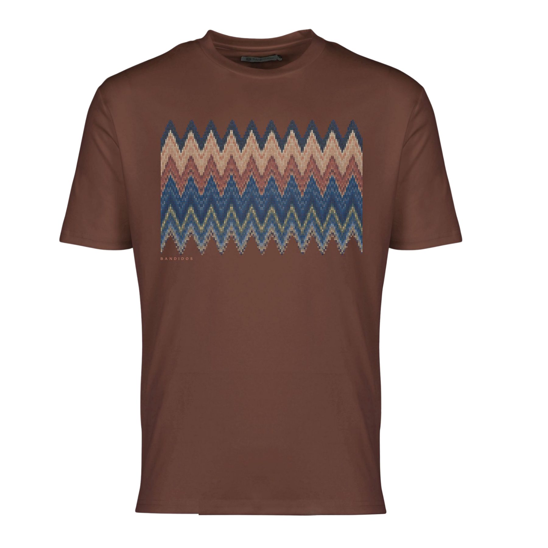 Moda Bandidos Autumn Zig T-Shirt - Clay